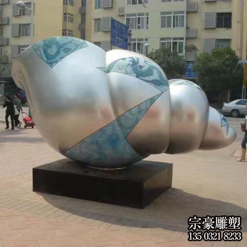 不銹鋼海螺景觀雕塑 不銹鋼海螺景觀雕塑