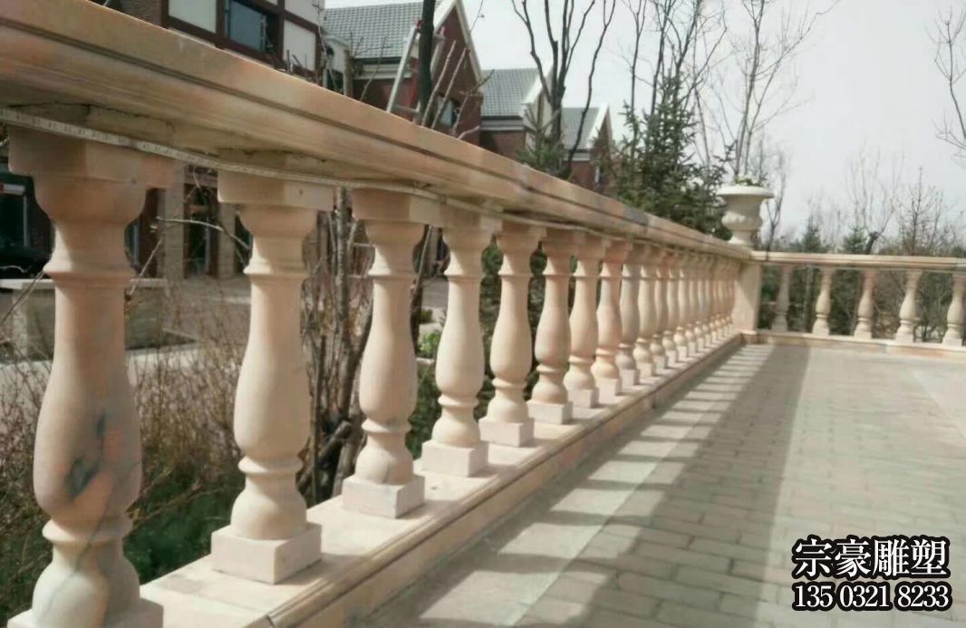 庭院戶外陽臺晚霞紅羅馬柱欄桿 庭院戶外陽臺晚霞紅羅馬柱欄桿